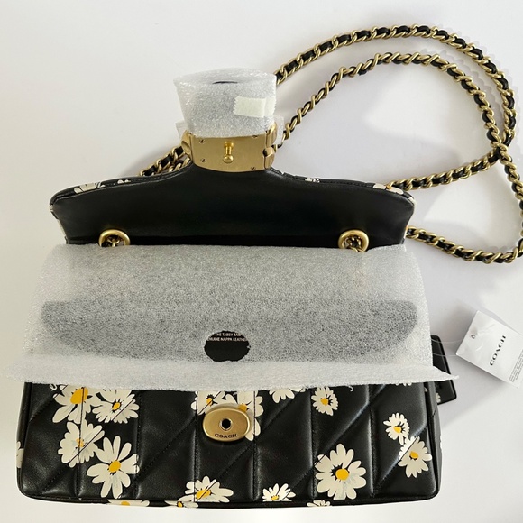 Coach - Tabby Shoulder Bag 26 With Quilting And Floral Print - Picture 3 of 14